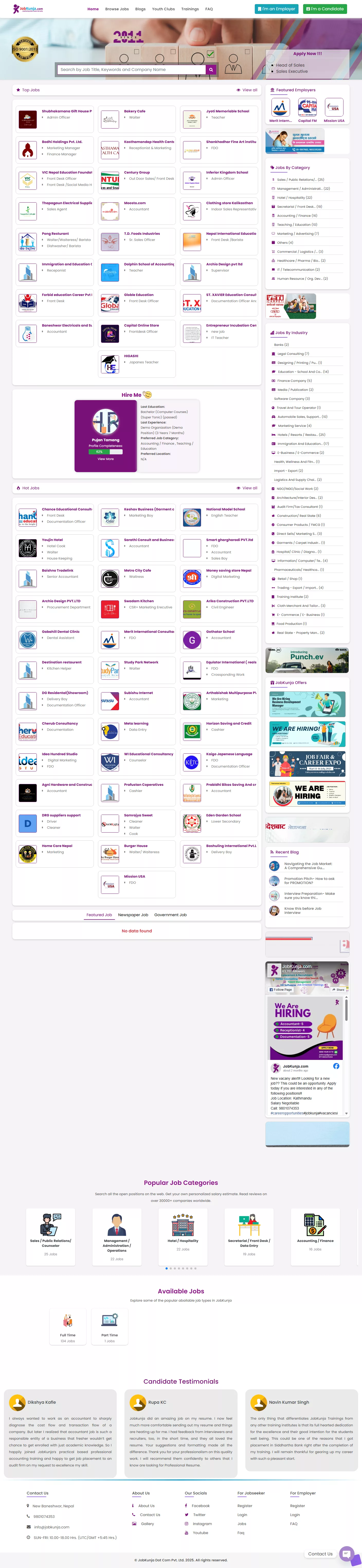 Job Portal Website Development