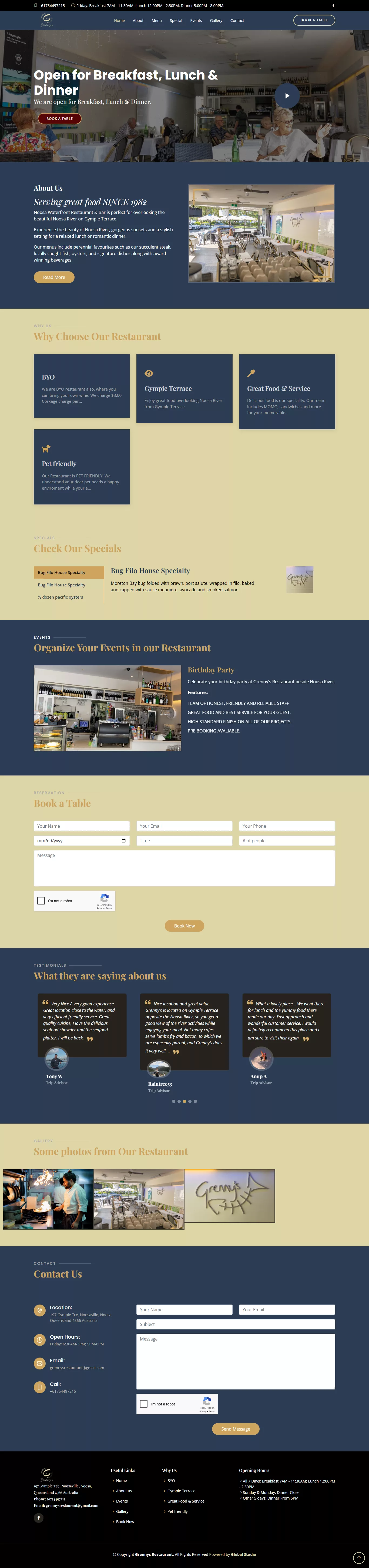 Restaurant Website Development - Sajal Dhungana Digital
